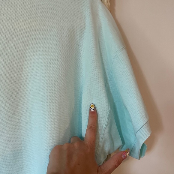 PATAGONIA | Vintage Light Blue Polo Cotton Short Sleeve Shirt - Picture 10 of 16